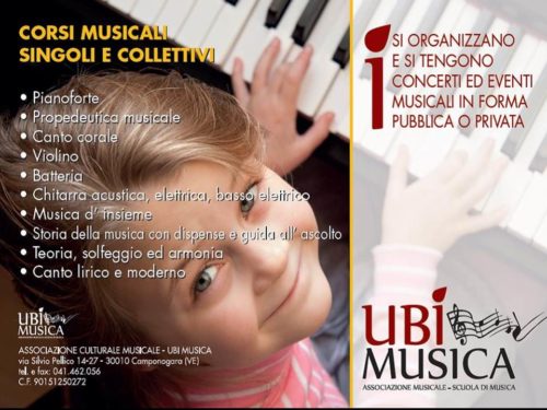 UBI MUSICA Volantino